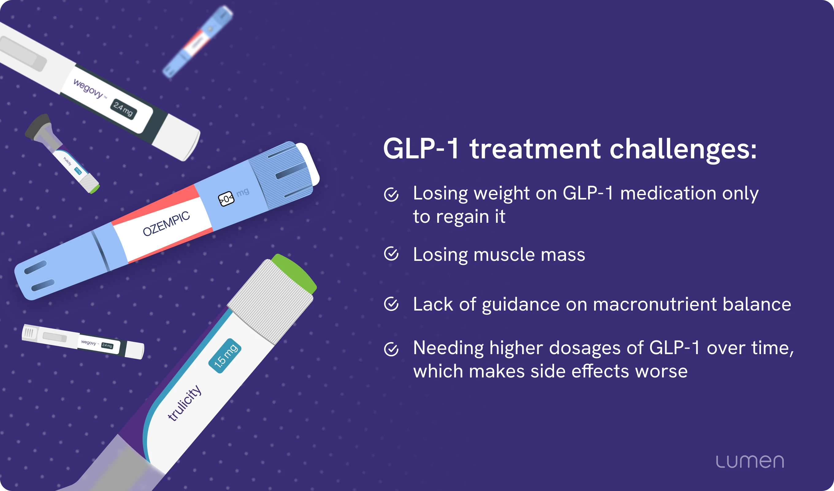 Loss in muscle mass