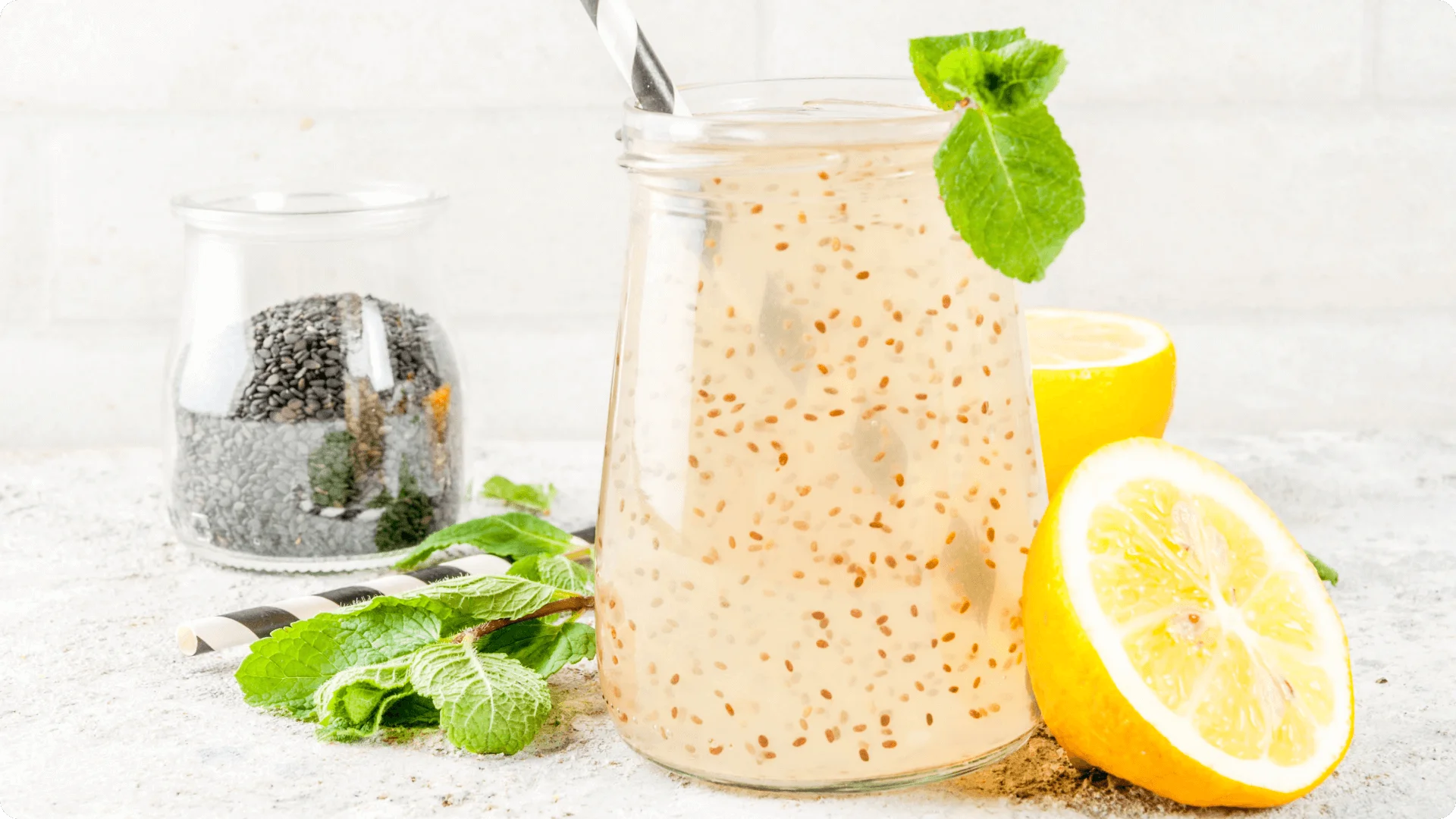 lemonade with chan seeds blue zone recipe