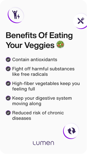 Benefits Vegetables Nutrient Dense
