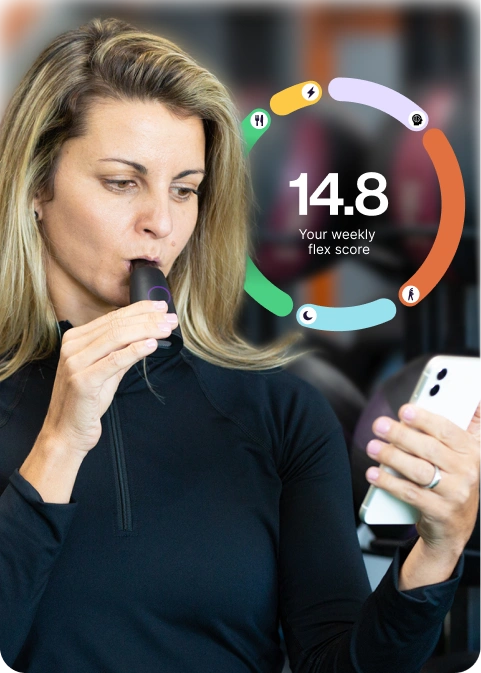 With Lumen — 10 sec, at home or on the go